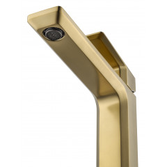 Смеситель для раковины высокий WONZON & WOGHAND DIAMOND, Брашированное золото (WW-88239011- BG )