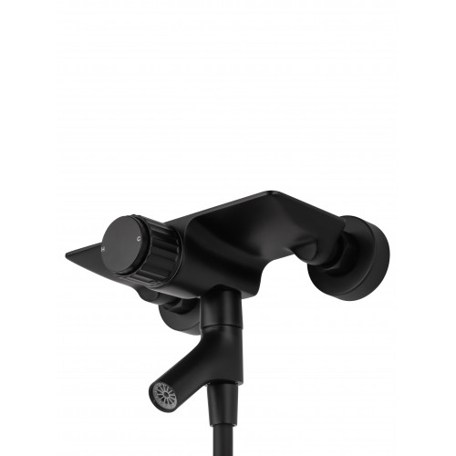 Смеситель для ванны с душем WONZON & WOGHAND CLICK, Черный матовый (WW-FE05L221-MB)
