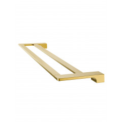 Полотенцедержатель двойной WONZON & WOGHAND ECLIPSE, Глянцевое золото (WW-9111-LG)