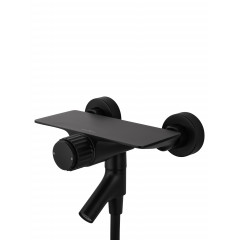 Смеситель для ванны с душем WONZON & WOGHAND CLICK, Черный матовый (WW-FE05L221-MB)