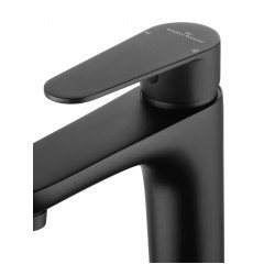 Смеситель для раковины высокий WONZON & WOGHAND ALFA, Черный матовый (WW-A40232-MB)