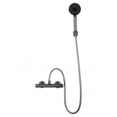Смеситель для душа с термостатом WONZON & WOGHAND INN 5, Темный графит (WW-B1005-A-BGG)