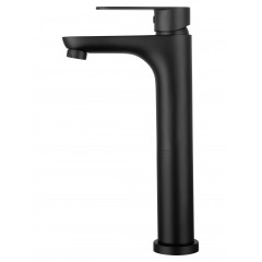 Смеситель для раковины высокий WONZON & WOGHAND ALFA, Черный матовый (WW-A40232-MB)