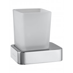 Стакан для зубных щеток с держателем WONZON & WOGHAND LOTTE, Хром (WW-8321)