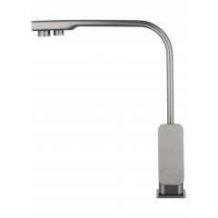 Смеситель для кухни с подключением фильтра WONZON & WOGHAND, Темный графит (WW-88458004-BGM)