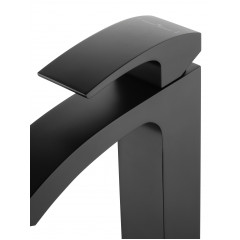 Смеситель для раковины высокий WONZON & WOGHAND FIT, Черный матовый (WW-88239009-MB)