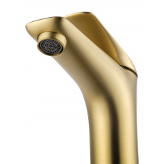 Смеситель для раковины WONZON & WOGHAND Elbe, Брашированное золото (WW-A41222-BG)