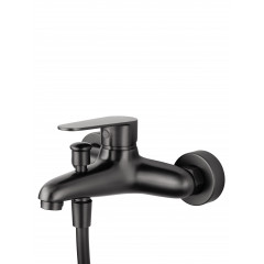 Смеситель для ванны с душем WONZON & WOGHAND ALFA, Темный графит (WW-AE3204-BGG)