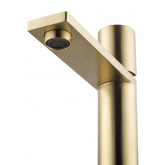 Смеситель для раковины WONZON & WOGHAND, Брашированное золото (WW-101-BG)