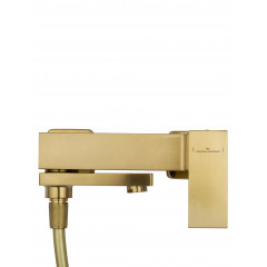 Смеситель для ванны с душем WONZON & WOGHAND CUBE, Брашированное золото (WW-88639016- BG)