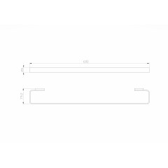 Вешалка для полотенец WONZON & WOGHAND LOTTE, Брашированное золото (WW-8312A-BG)