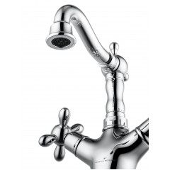 Смеситель для раковины WONZON & WOGHAND RETRO, Хром (WW-88139020-CR)