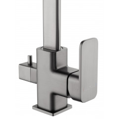 Смеситель для кухни с подключением фильтра WONZON & WOGHAND, Темный графит (WW-88458004-BGM)