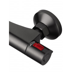 Смеситель для душа с термостатом WONZON & WOGHAND INN 5, Темный графит (WW-B1005-A-BGG)