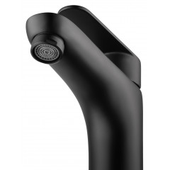 Смеситель для раковины высокий WONZON & WOGHAND ALFA, Черный матовый (WW-A40232-MB)