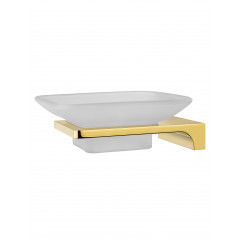 Мыльница с держателем WONZON & WOGHAND ECLIPSE, Глянцевое золото (WW-9122-LG)