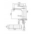 Смеситель для раковины WONZON & WOGHAND ARNIE, Хром (WW-691101-CR)