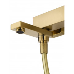Смеситель для ванны с душем WONZON & WOGHAND CUBE, Брашированное золото (WW-88639016- BG)