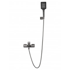 Смеситель для ванны с душем WONZON & WOGHAND EDGE, Темный графит (WW-88639003A-BGM)
