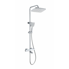 Душевая система с термостатом WONZON & WOGHAND STAY 2, Хром (WW-B3016-T1-CR)