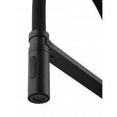 Смеситель для кухни с гибким изливом WONZON & WOGHAND, Черный матовый (WW-88438003-MB)