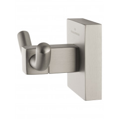 Двойной крючок для ванной WONZON & WOGHAND POLO, Брашированный никель (WW-8925-BN)