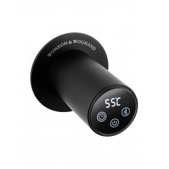 Полотенцесушитель электрический встраиваемый WONZON & WOGHAND LEIPZIG, Черный матовый (WW-AL3621-MB)