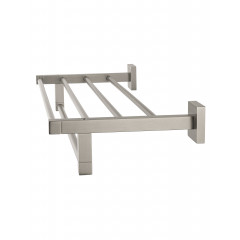 Полотенцедержатель с полкой WONZON & WOGHAND POLO, Брашированный никель (WW-8981-BN)