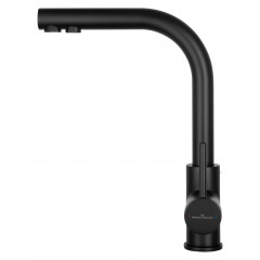 Смеситель для кухни c подключением фильтра WONZON & WOGHAND, Черный матовый (WW-88458005-MB)