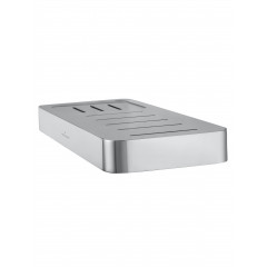 Мыльница с держателем WONZON & WOGHAND LOTTE, Хром (WW-8332)