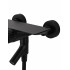 Смеситель для ванны с душем WONZON & WOGHAND CLICK, Черный матовый (WW-FE05L221-MB)