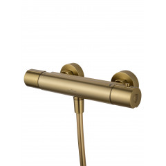Смеситель для душа с термостатом WONZON & WOGHAND INN 6, Брашированное золото (WW-B2029-A-BG)