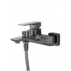 Смеситель для ванны с душем WONZON & WOGHAND EDGE, Темный графит (WW-88639003A-BGM)