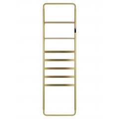 Полотенцесушитель электрический WONZON & WOGHAND DÜSSELDORF, Брашированное золото (WW-A205-BG)