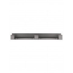 Вешалка с 3 крючками для ванной WONZON & WOGHAND ECLIPSE, Темный графит (WW-9135-GM)