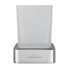 Стакан для зубных щеток с держателем WONZON & WOGHAND LOTTE, Хром (WW-8321)