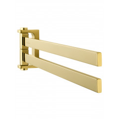 Полотенцедержатель поворотный WONZON & WOGHAND ECLIPSE, Глянцевое золото (WW-9131-LG)