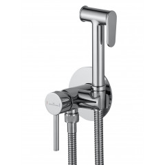 Смеситель с гигиеническим душем встраиваемый WONZON & WOGHAND STICK, Хром (WW-88829902-CR)