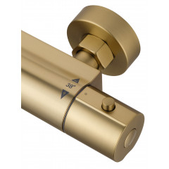 Смеситель для душа с термостатом WONZON & WOGHAND INN 6, Брашированное золото (WW-B2029-A-BG)