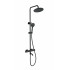 Душевая система с термостатом WONZON & WOGHAND STAY 1, Черный матовый (WW-B3051-A1-MB)