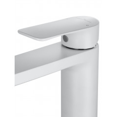 Смеситель для раковины WONZON & WOGHAND Line, Белый матовый (WW-A40732-MW)