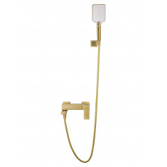 Смеситель для ванны с душем WONZON & WOGHAND CUBE, Брашированное золото (WW-88639016- BG)