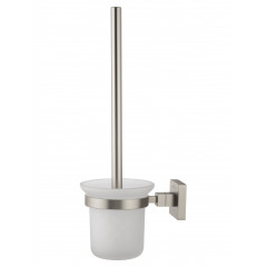 Туалетный ершик в комплекте WONZON & WOGHAND POLO, Брашированный никель (WW-8919-BN)