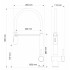 Смеситель для кухни с гибким изливом WONZON & WOGHAND, Черный матовый (WW-88438003-MB)
