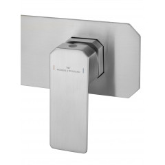 Смеситель для раковины встраиваемый WONZON & WOGHAND DIAMOND, Брашированный никель (WW-88869011-BN)