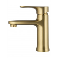 Смеситель для раковины WONZON & WOGHAND, Брашированное золото (WW-XH-011-BG)