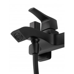 Смеситель для ванны с душем WONZON & WOGHAND FLEX, Черный матовый (WW-88037072-MB)