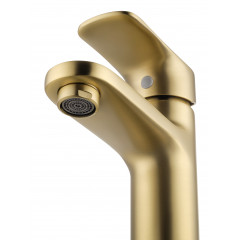 Смеситель для раковины WONZON & WOGHAND, Брашированное золото (WW-XH-011-BG)