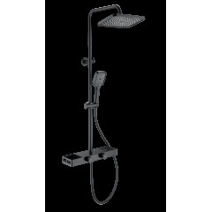 Душевая система WONZON & WOGHAND Shelf, Черный матовый (WW-B3552-MB)