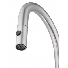 Смеситель для кухни с выдвижным изливом WONZON & WOGHAND, Брашированный никель (WW-A21252-BS)